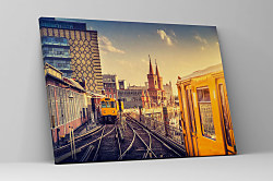 Obraz Železnica v meste zs1312